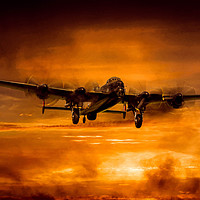 Buy canvas prints of Sky Fire by Peter Anthony Rollings