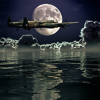 Buy canvas prints of Solo by Moonlight by Peter Anthony Rollings
