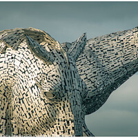 Buy canvas prints of Up Close to The Kelpies by Peter Anthony Rollings