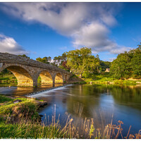 Buy canvas prints of Bridge over Coquet  by Peter Anthony Rollings