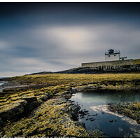 Buy canvas prints of Bamburgh Lighthouse by Peter Anthony Rollings