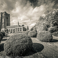 Buy canvas prints of Lavenham Church by Peter Anthony Rollings