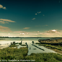 Buy canvas prints of Maldon Wreck by Peter Anthony Rollings