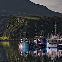 Buy canvas prints of Portree Harbour by Frank Heumann