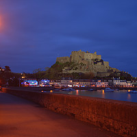 Buy canvas prints of Mt Orgueil Castle Jersey by Nick Keown