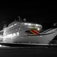 Buy canvas prints of P&O Cruise Ship Oriana  by Nick Keown