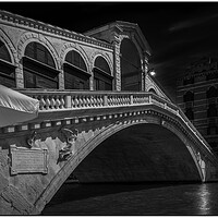 Buy canvas prints of Rialto Bridge by Tony Swain