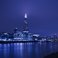 Buy canvas prints of Blue London by Sion Dafydd