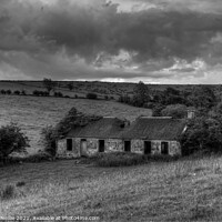 Buy canvas prints of Burnbank Cottage Ruins by Ross McNeillie