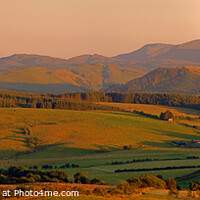 Buy canvas prints of Majestic Southern Uplands Sunset by Ross McNeillie