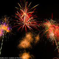 Buy canvas prints of Bonfire Night Display by Ross McNeillie