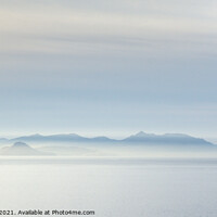 Buy canvas prints of Isle of Arran Pastel Blues by Ross McNeillie