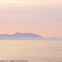 Buy canvas prints of Isle of Arran Silhouette  by Ross McNeillie