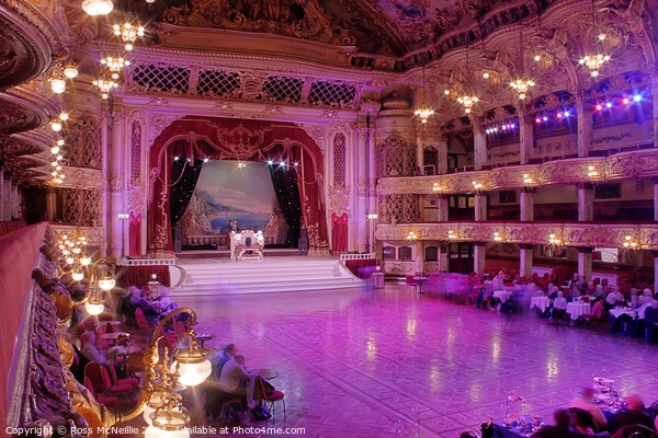 Blackpool Tower Ballroom Picture Board by Ross McNeillie