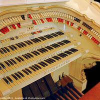 Buy canvas prints of Empress Ballroom Wurlitzer Organ by Ross McNeillie