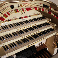 Buy canvas prints of Blackpool Opera House Wurlitzer Organ by Ross McNeillie