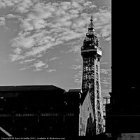 Buy canvas prints of Blackpool Tower - A lost view.  by Ross McNeillie
