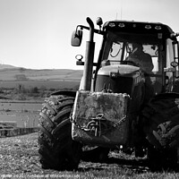 Buy canvas prints of Spring Ploughing in Ayrshire by Ross McNeillie