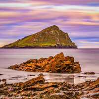 Buy canvas prints of The Great Mewstone rock  by Ian Stone