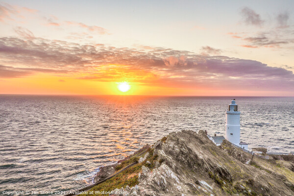 Start point lighthouse at sunrise Picture Board by Ian Stone