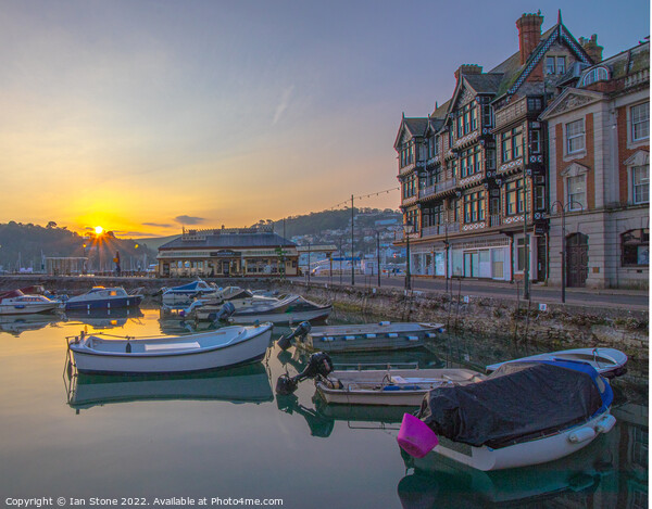 Sunrise in Dartmouth  Picture Board by Ian Stone