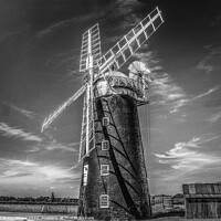 Buy canvas prints of Norfolk windmill  by Ian Stone