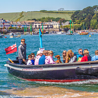Buy canvas prints of Salcombe ferry boat  by Ian Stone