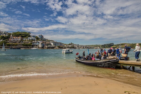 Salcombe Ferry Adventure Picture Board by Ian Stone