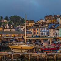 Buy canvas prints of Serene Sunrise at Brixham Harbour by Ian Stone