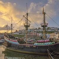 Buy canvas prints of The Golden Hind of Brixham  by Ian Stone