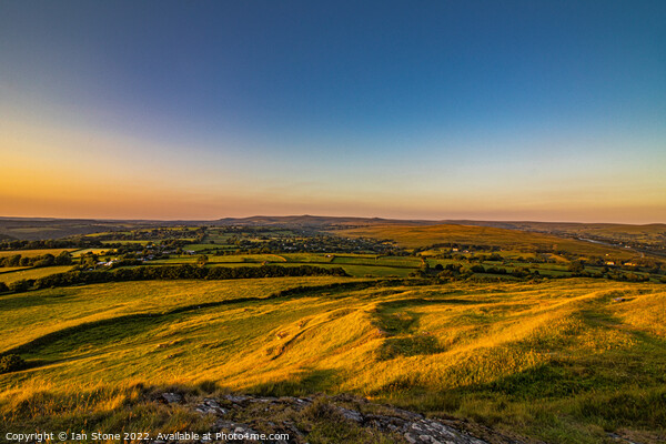 Majestic Brentor Sunset Picture Board by Ian Stone