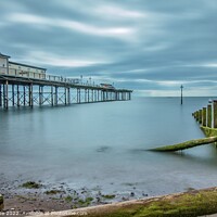 Buy canvas prints of Tranquil Teignmouth at Twilight by Ian Stone