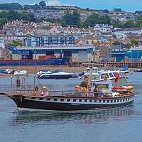 Buy canvas prints of Ferry across the Teign  by Ian Stone
