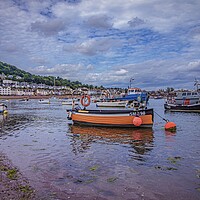 Buy canvas prints of Teignmouth back beach  by Ian Stone