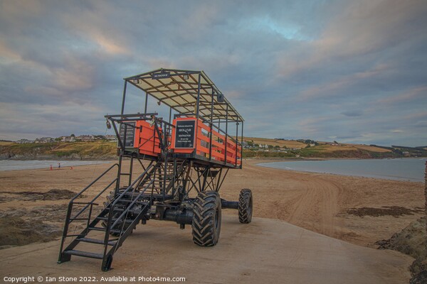 Burgh island sea tractor  Picture Board by Ian Stone