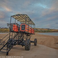 Buy canvas prints of Burgh island sea tractor  by Ian Stone