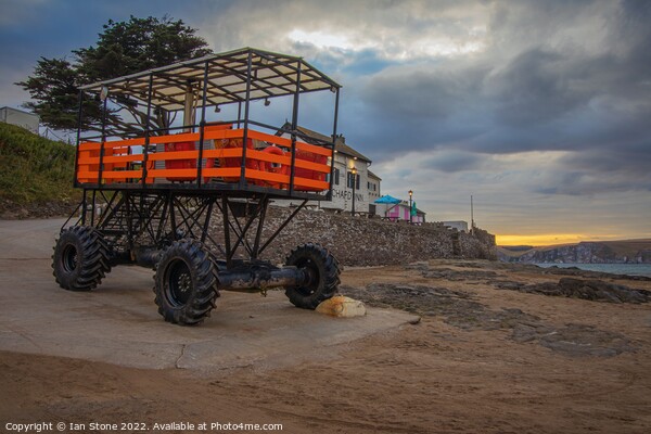 Sea tractor of Burgh island  Picture Board by Ian Stone