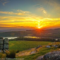 Buy canvas prints of Dartmoor sunset  by Ian Stone