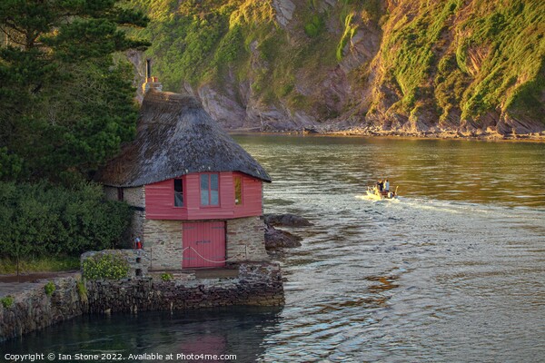 Boathouse at Bantham. Picture Board by Ian Stone