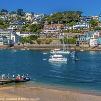 Buy canvas prints of Summertime at Salcombe  by Ian Stone