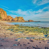 Buy canvas prints of Majestic Devon Coastline by Ian Stone