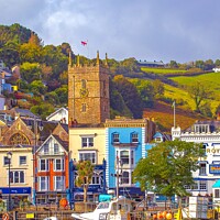 Buy canvas prints of Serene Dartmouth Estuary View by Ian Stone