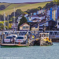 Buy canvas prints of Majestic Dartmouth Lower Ferry Crossing by Ian Stone