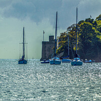 Buy canvas prints of Dartmouth Castle  by Ian Stone
