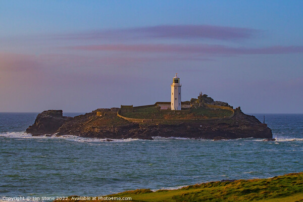Majestic Godrevy Lighthouse Picture Board by Ian Stone