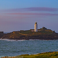 Buy canvas prints of Majestic Godrevy Lighthouse by Ian Stone