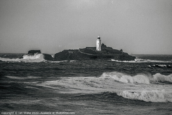 Majestic Godrevy Lighthouse Picture Board by Ian Stone