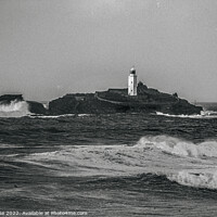 Buy canvas prints of Majestic Godrevy Lighthouse by Ian Stone