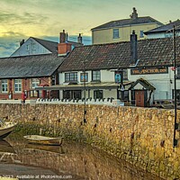 Buy canvas prints of Sunrise at the Anchor Inn. by Ian Stone