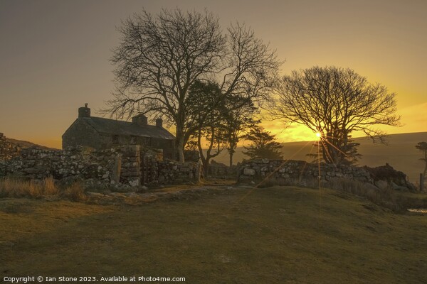 Majestic Sunrise over Dartmoor Picture Board by Ian Stone
